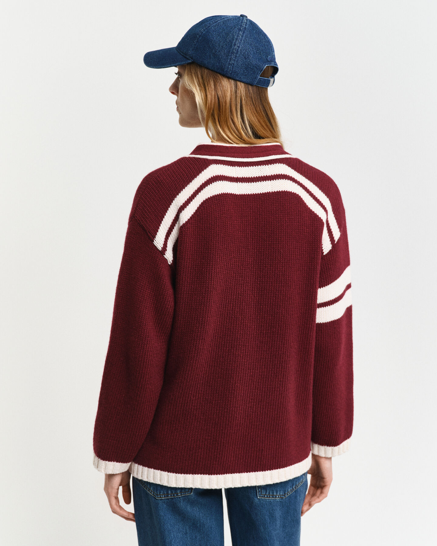 Cardigan col V GANT Varsity