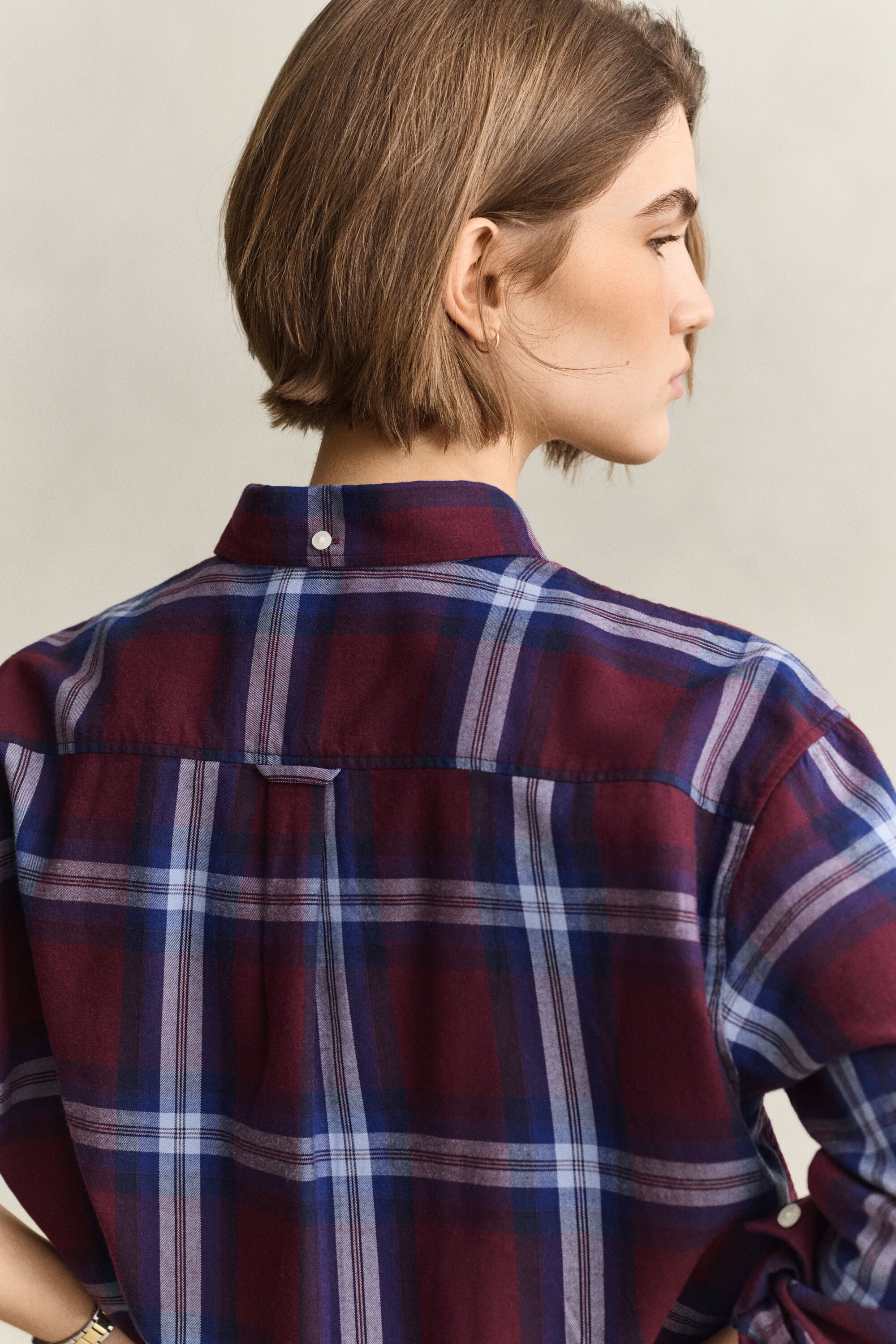 Chemise décontractée en flanelle