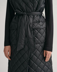 Doudoune sans manches longue matelass&eacute;e