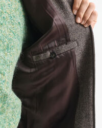 Veste Harrington en laine mélangée