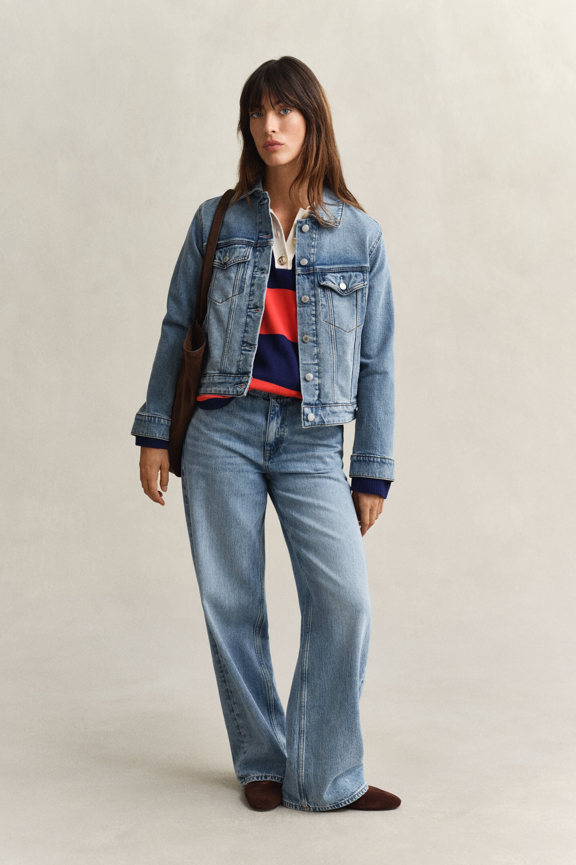 Veste trucker en denim