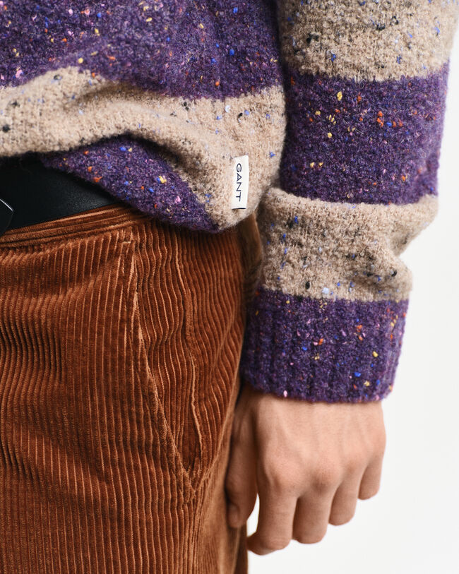 Polo Rugger à larges rayures