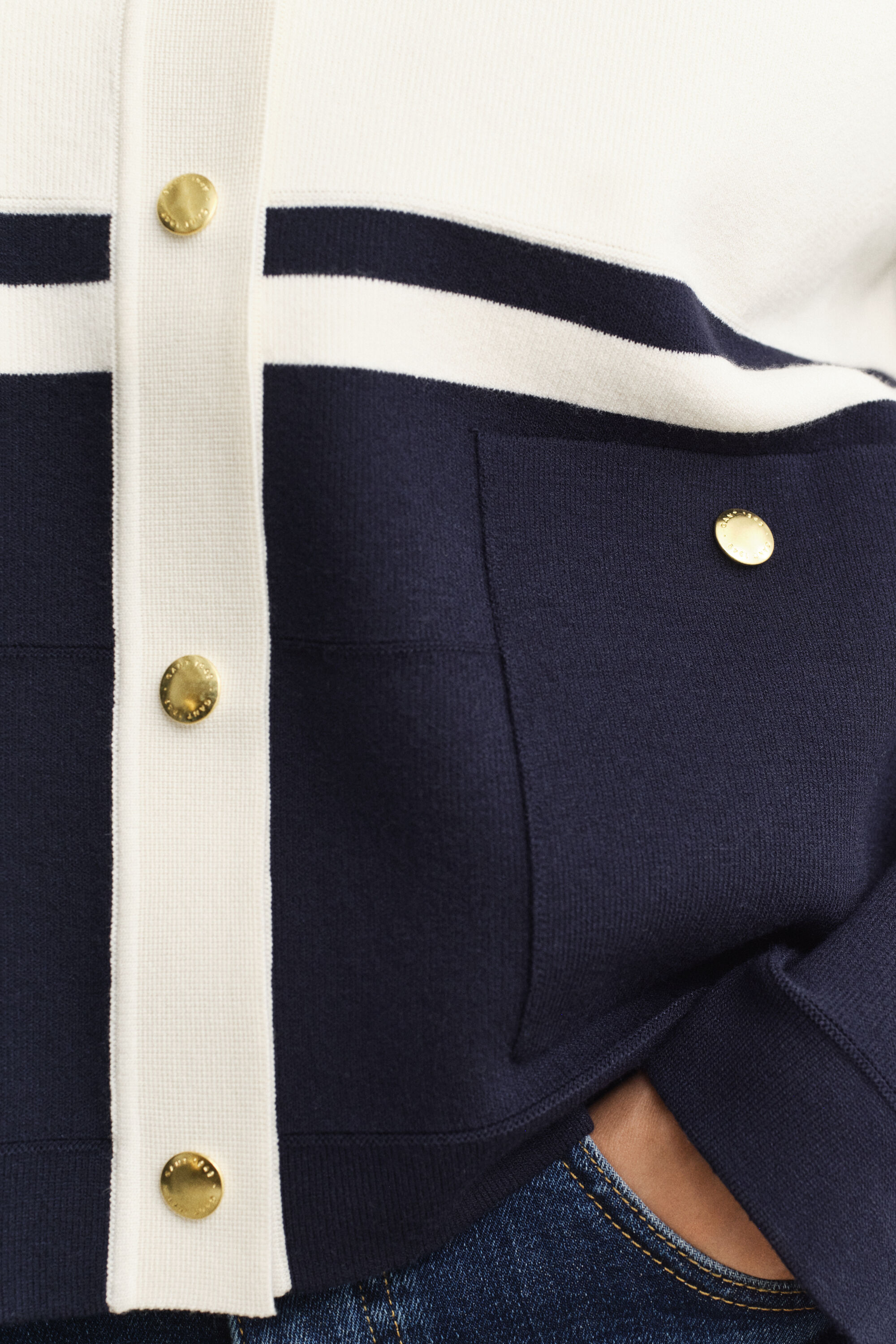 Cardigan Color Blocked