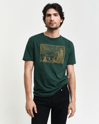 T-shirt avec illustration Outdoor