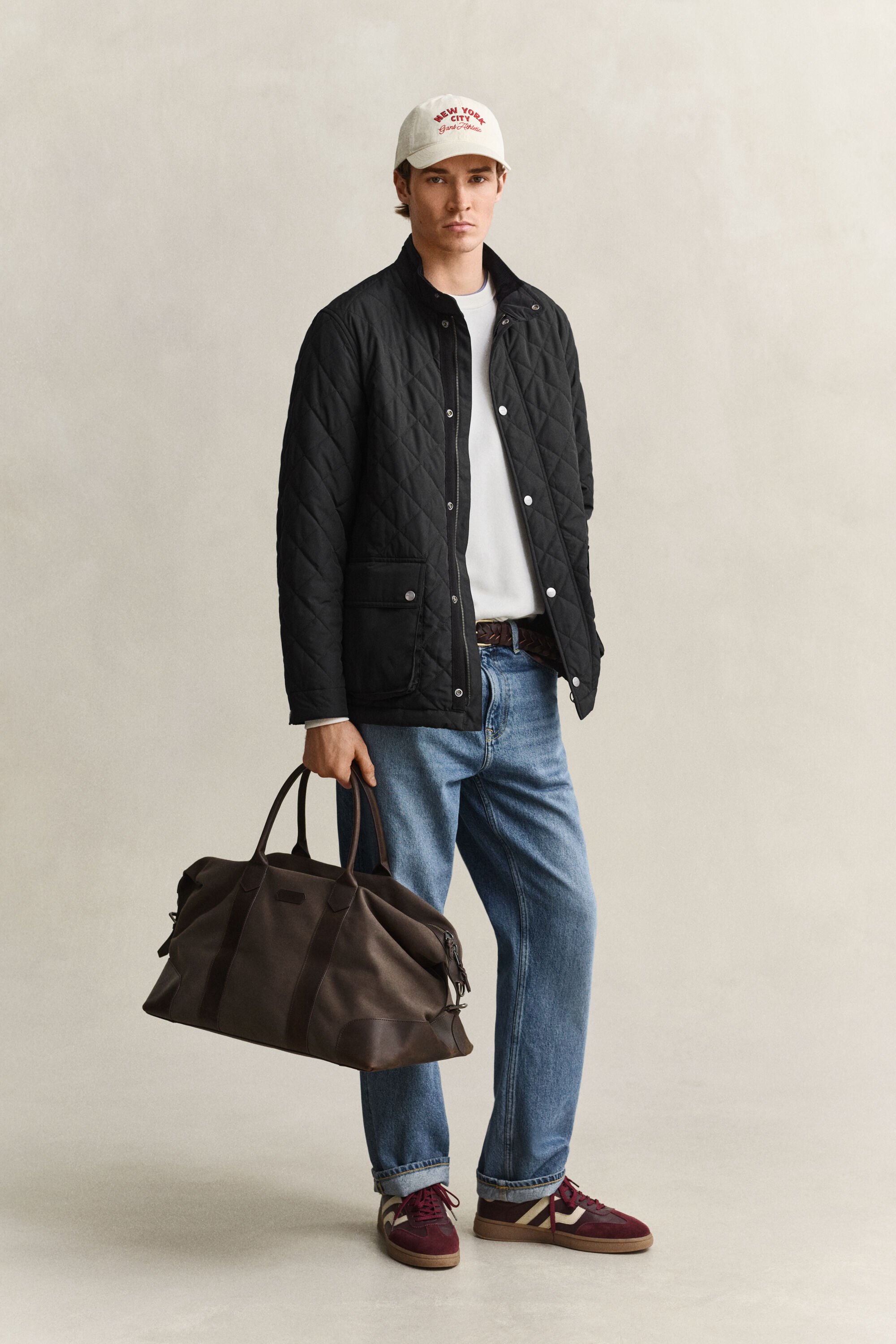 Veste mi-longue matelassée