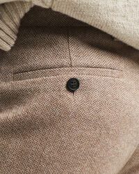 Pantalon de costume slim fit &agrave; chevrons