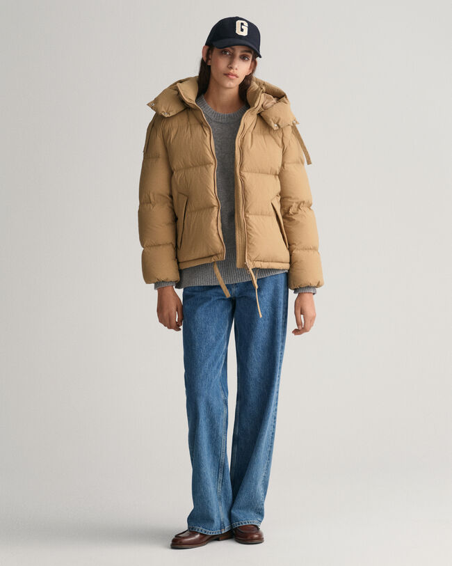 Doudoune courte en duvet