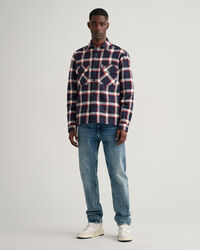 Surchemise en flanelle à carreaux