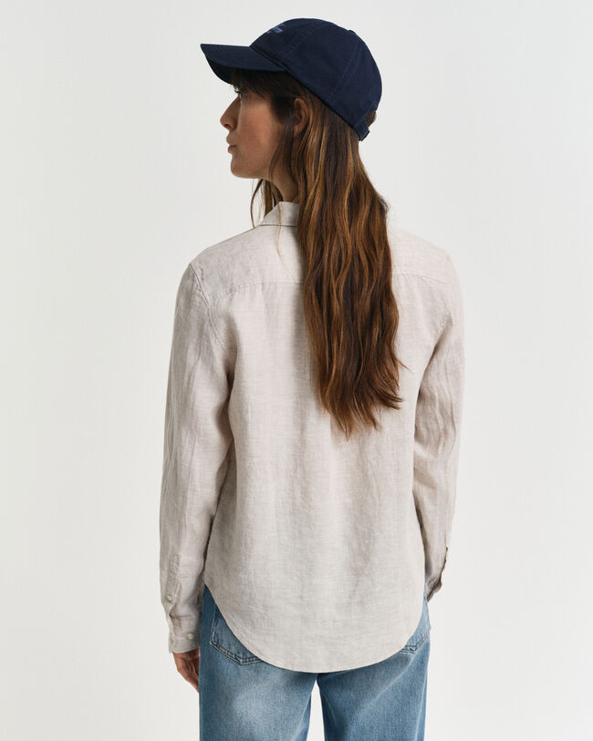 Chemise coupe regular en lin