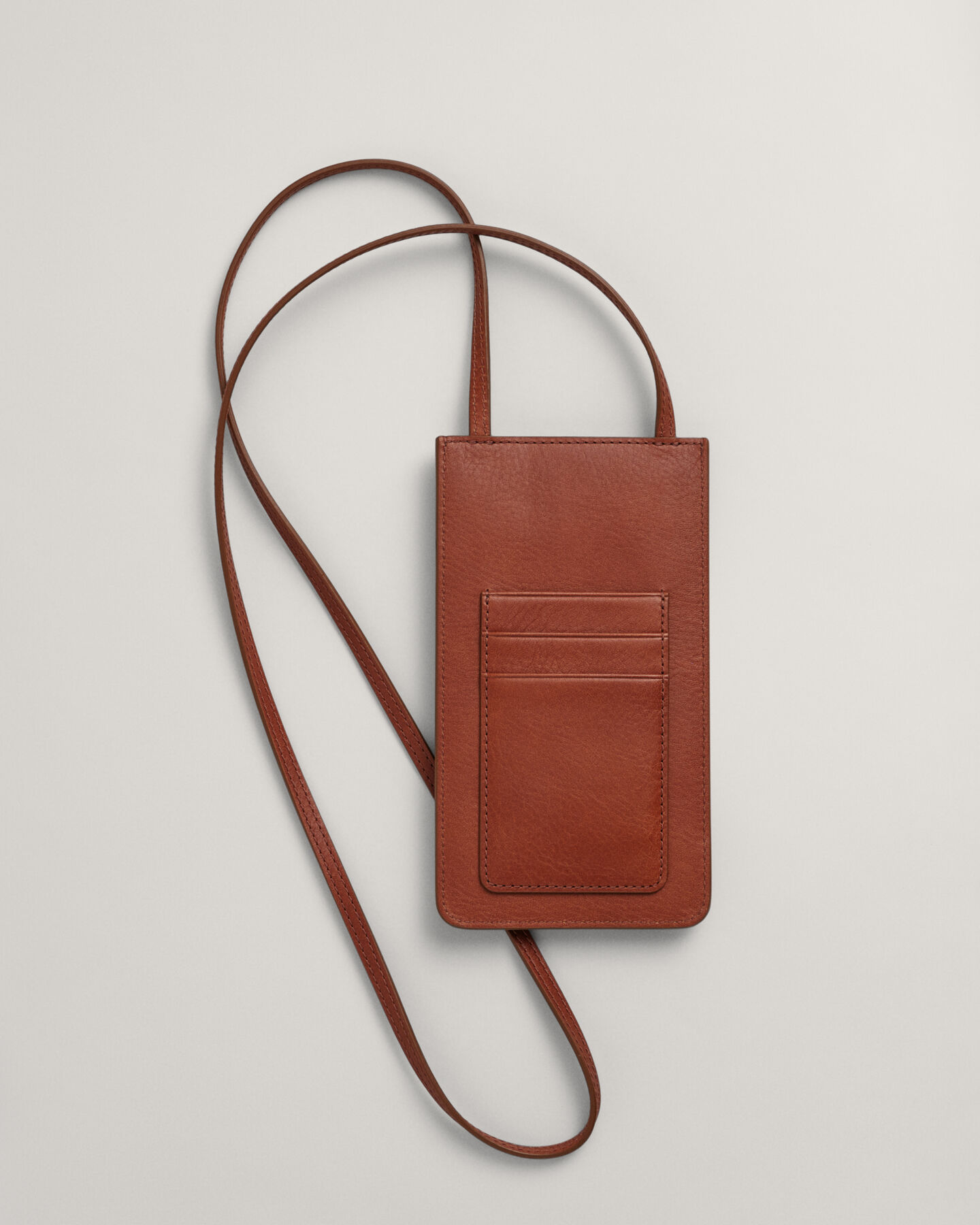 Pochette tour de cou en cuir