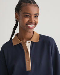 Robe-polo en colour-block