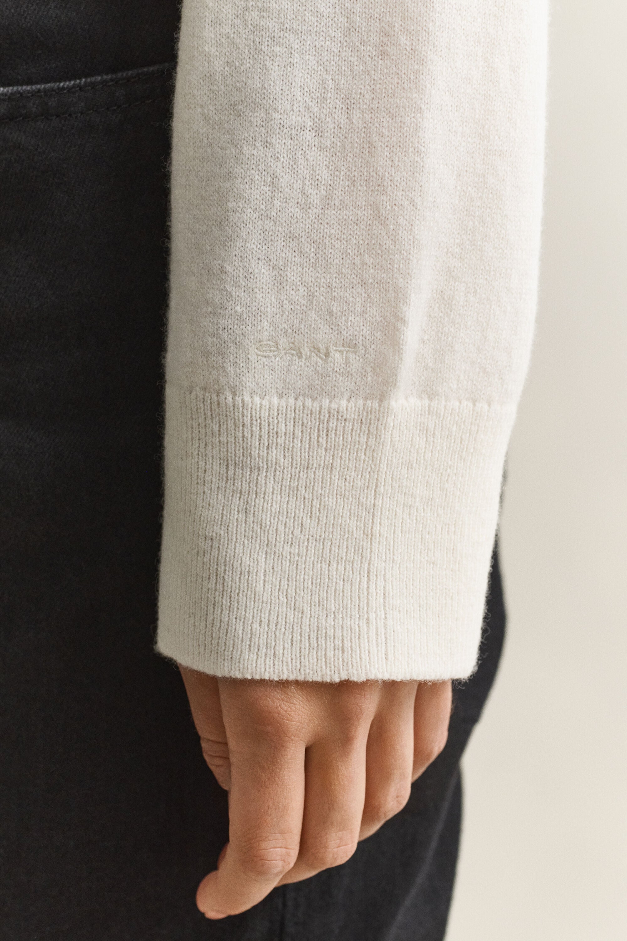 Pull col rond en laine d'agneau ultrafine