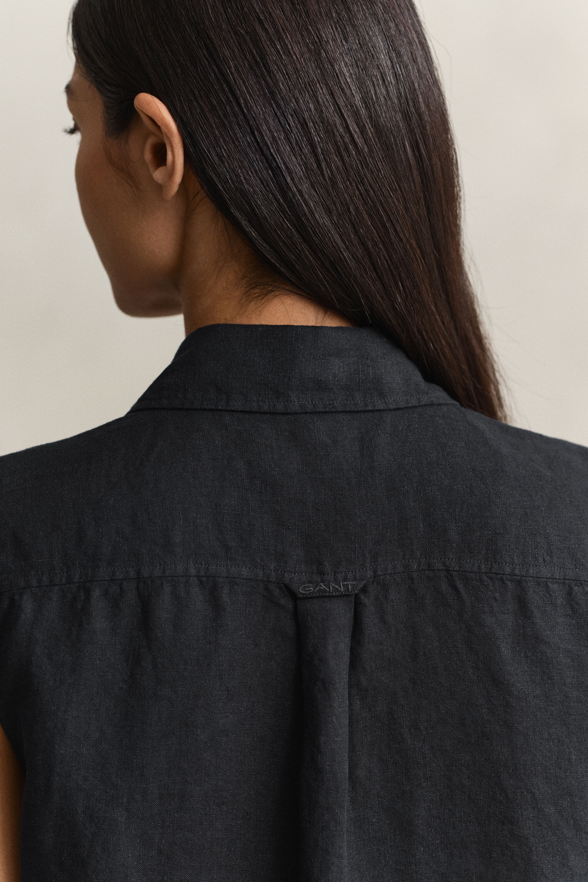 Chemise sans manches en lin