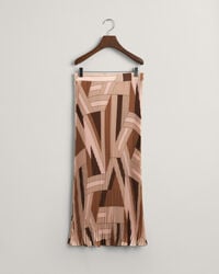 Jupe pliss&eacute;e &agrave; imprim&eacute; Letters