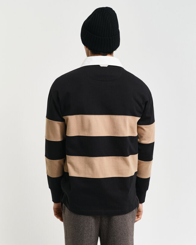 Polo Heavy Rugger &agrave; rayures en colour-block
