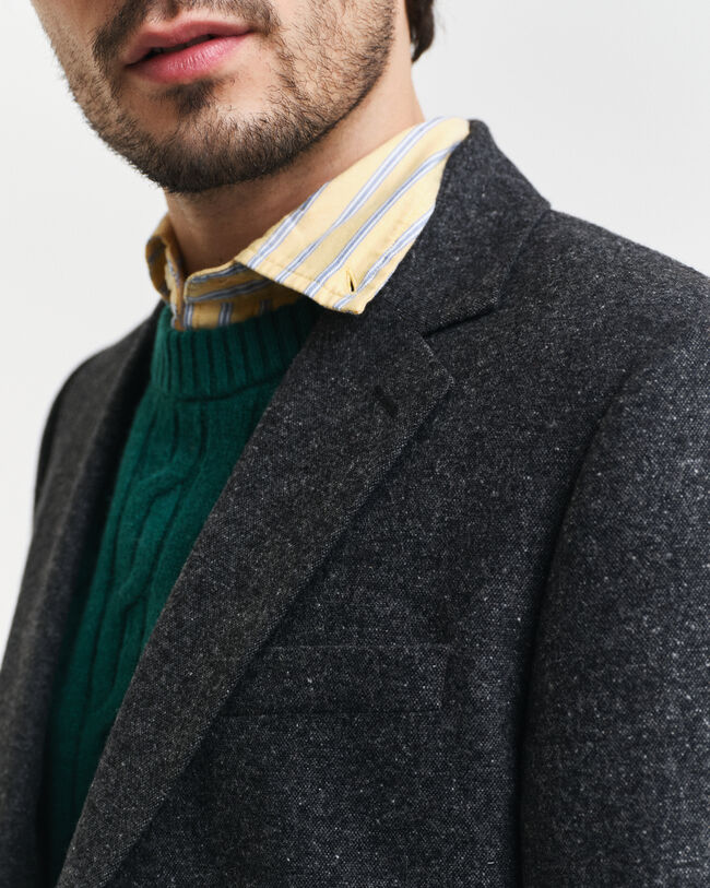 Veste blazer de costume en Donegal