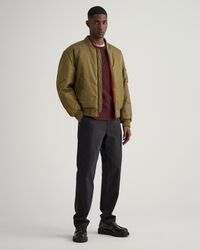 Pull ras du cou en laine d'agneau &agrave; torsades