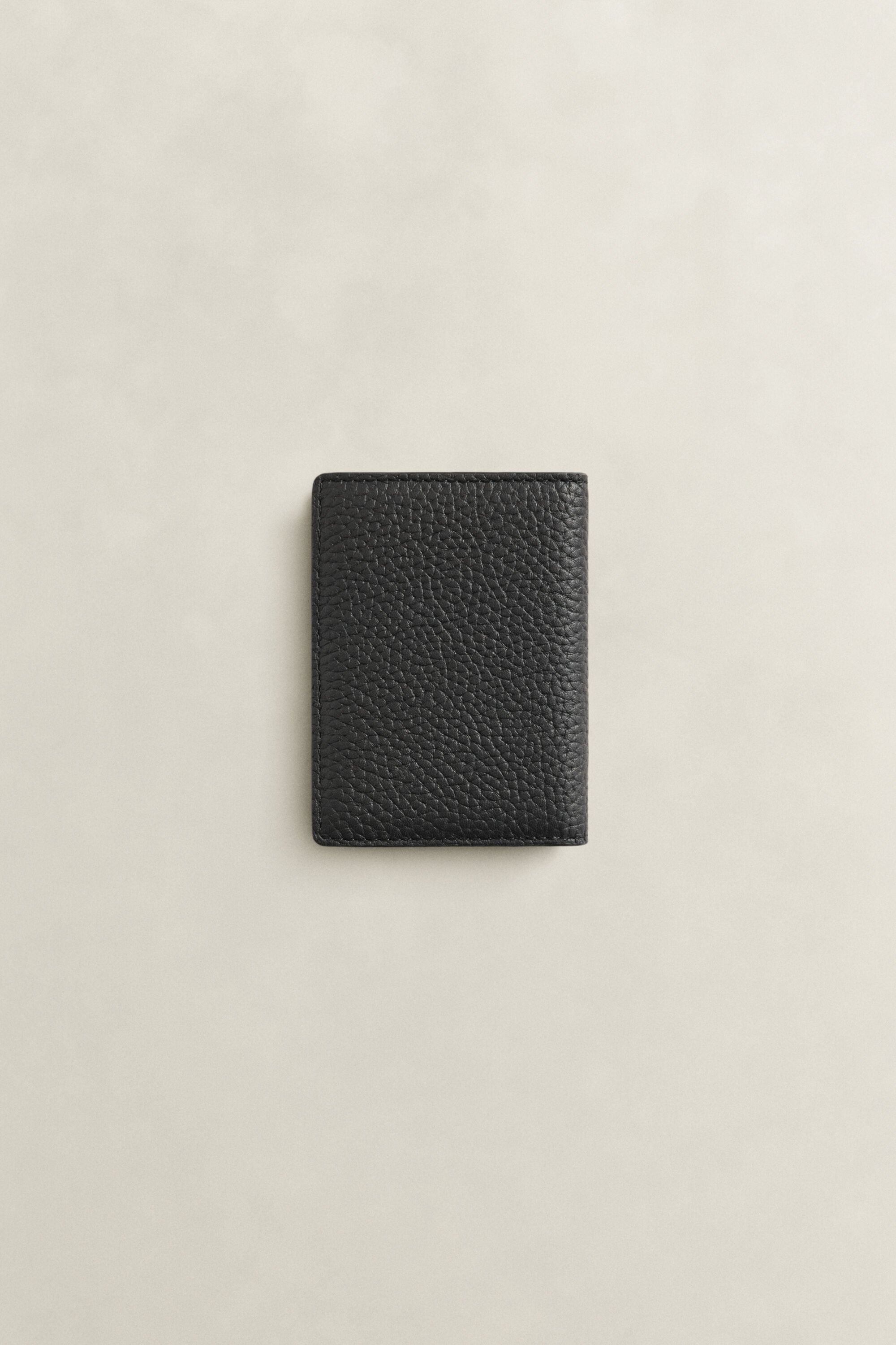 Porte-cartes en cuir à deux volets