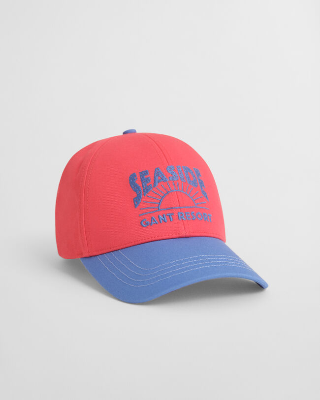 Casquette de baseball avec visière contrastante