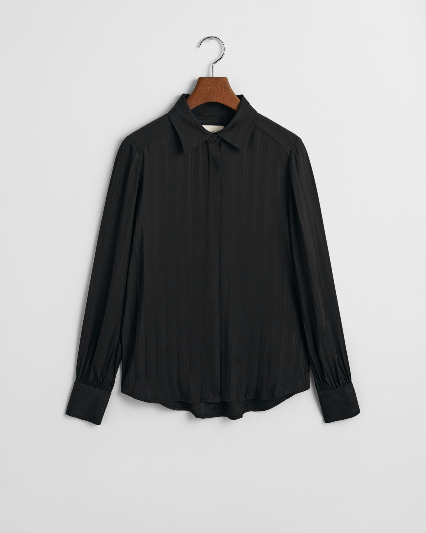 Chemise regular fit en satin &agrave; rayures