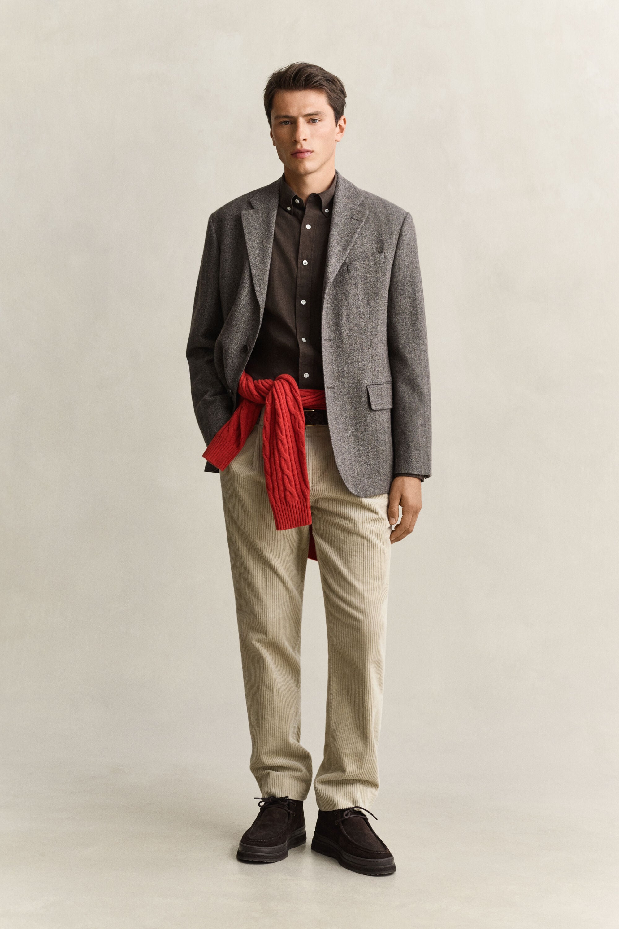 Chemise en coton et cachemire