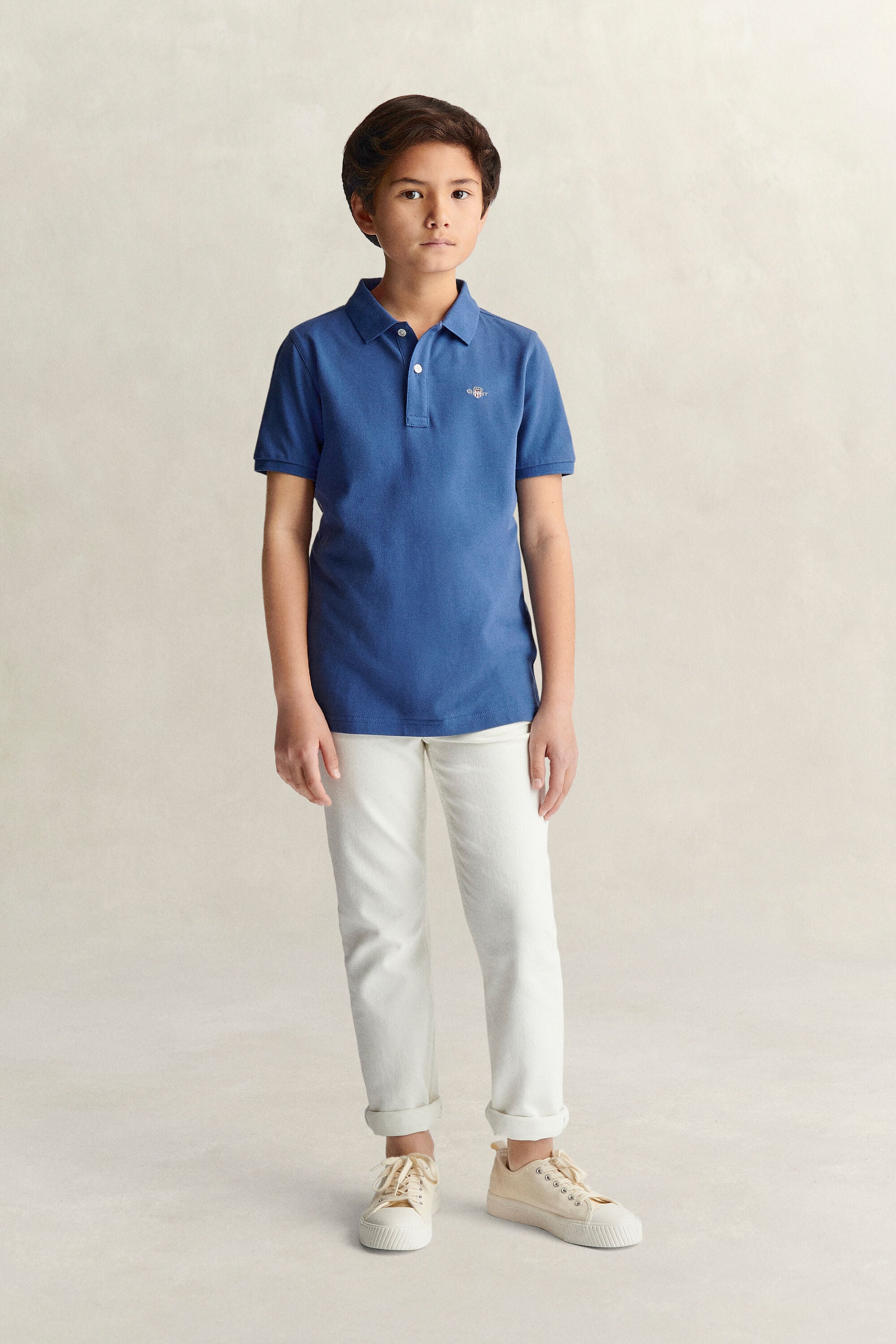 Polo avec écusson Ado