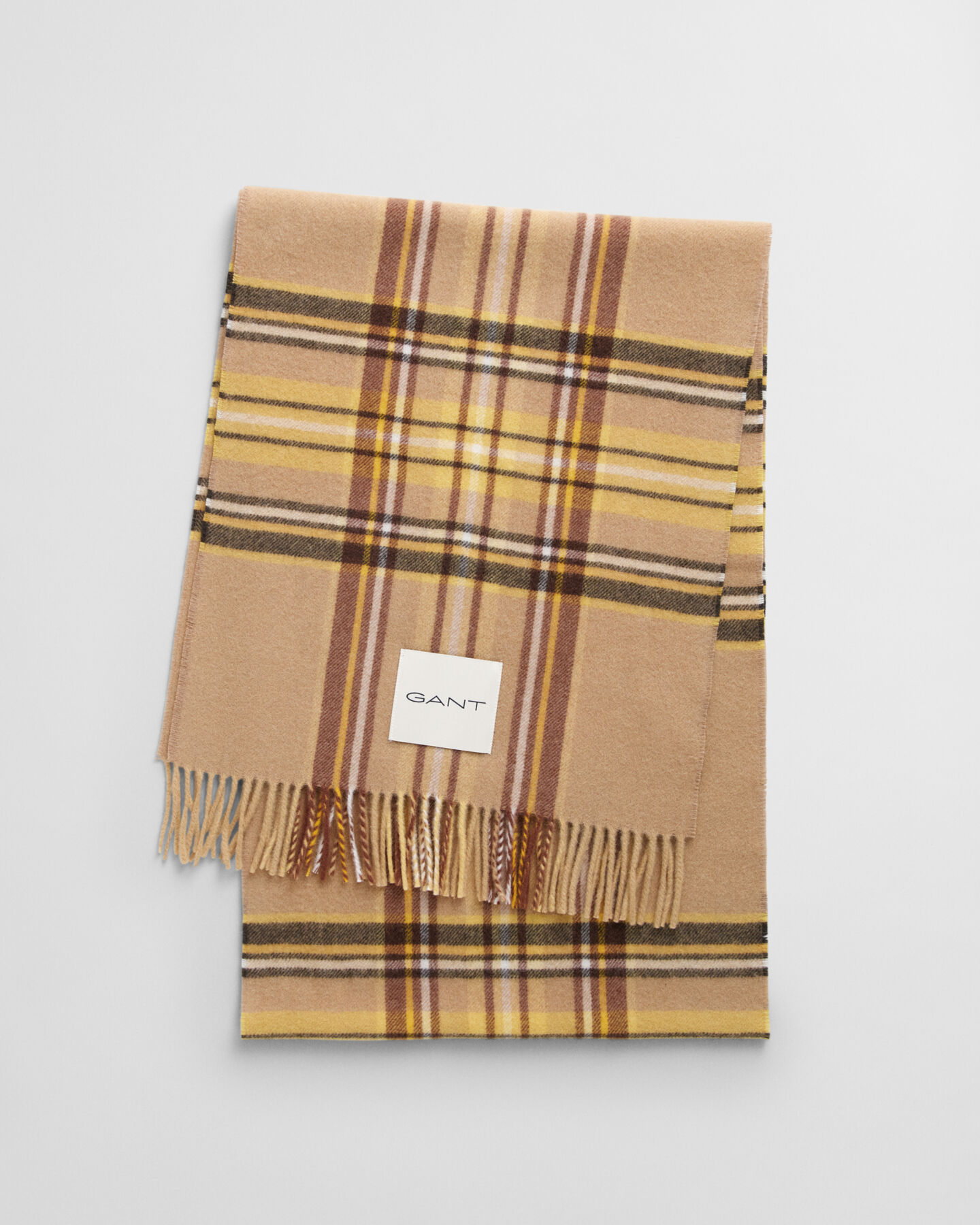 Écharpe en cachemire mélangé à motif écossais