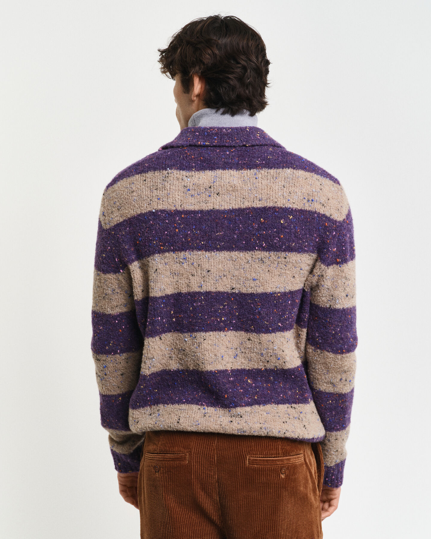 Polo Rugger à larges rayures