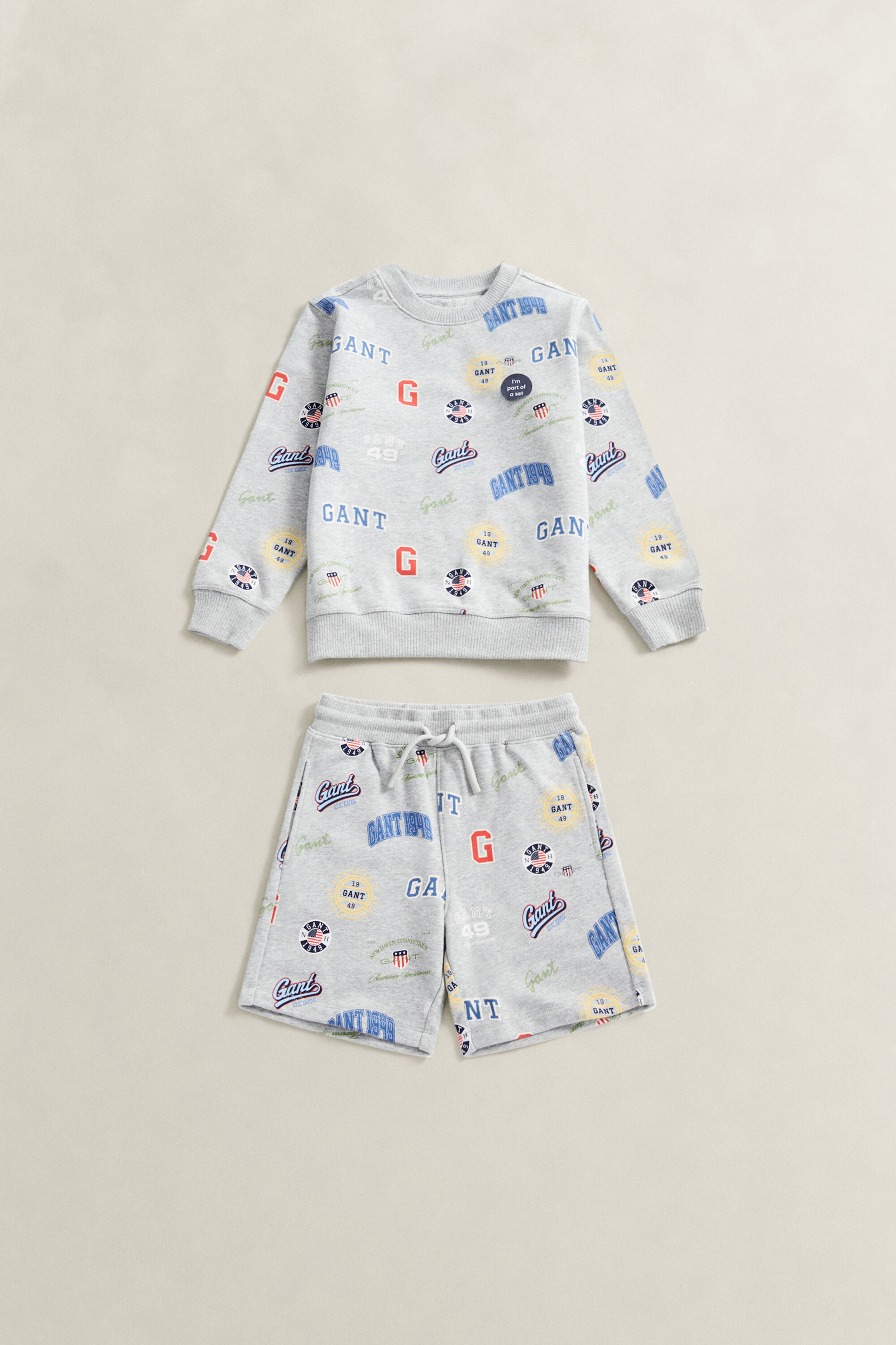 Ensemble sweat-shirt et short imprimé Bébé Garçon