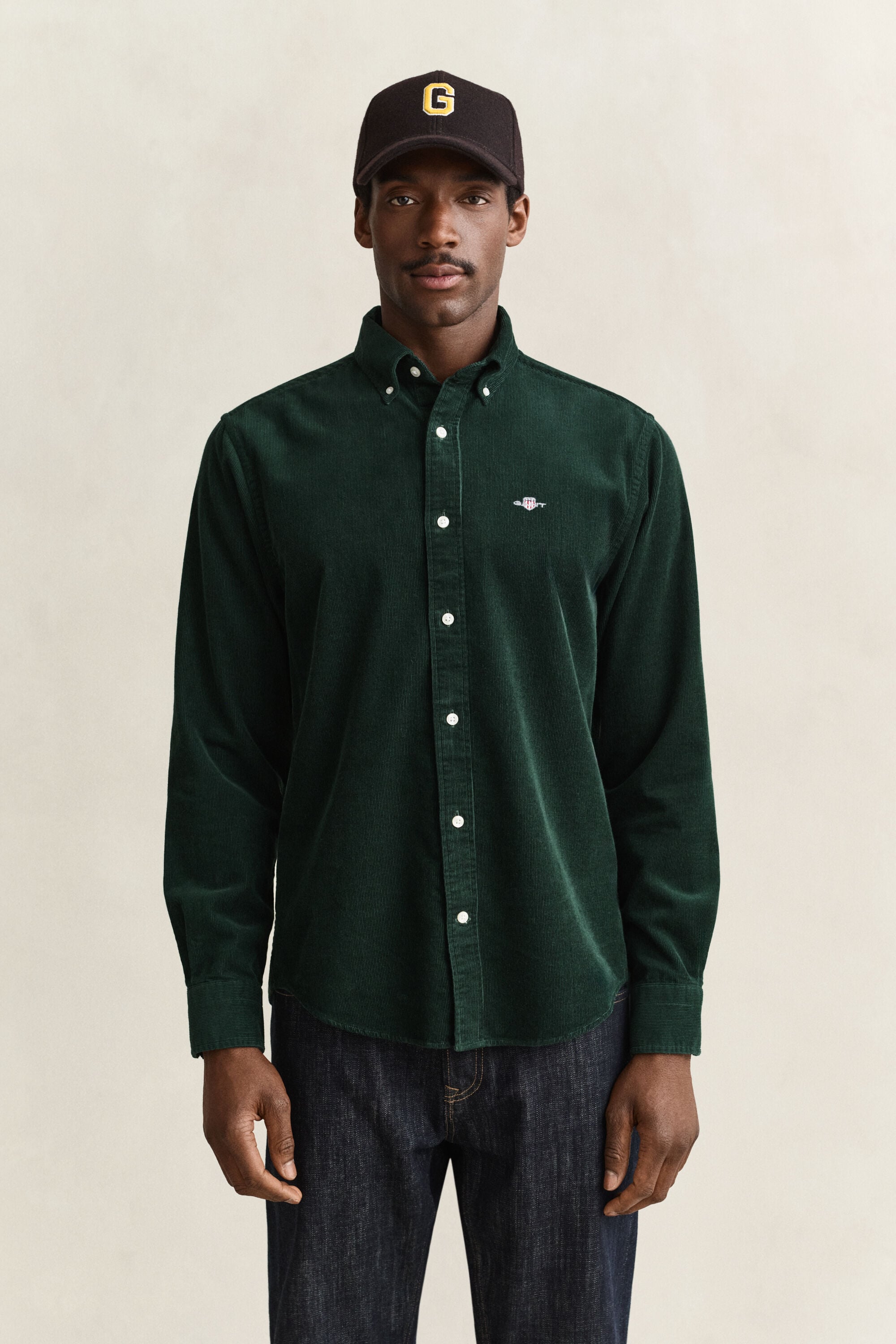Chemise en velours côtelé