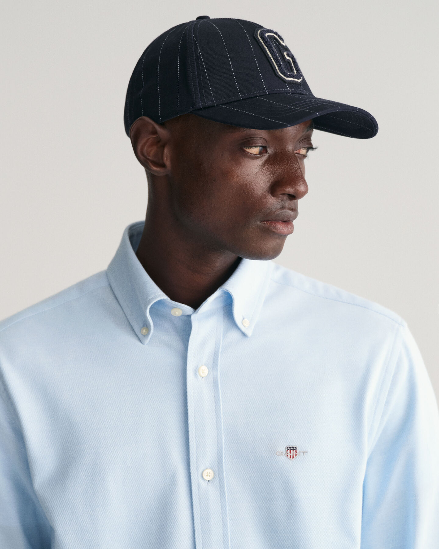 Chemise coupe regular en jersey de coton piqué