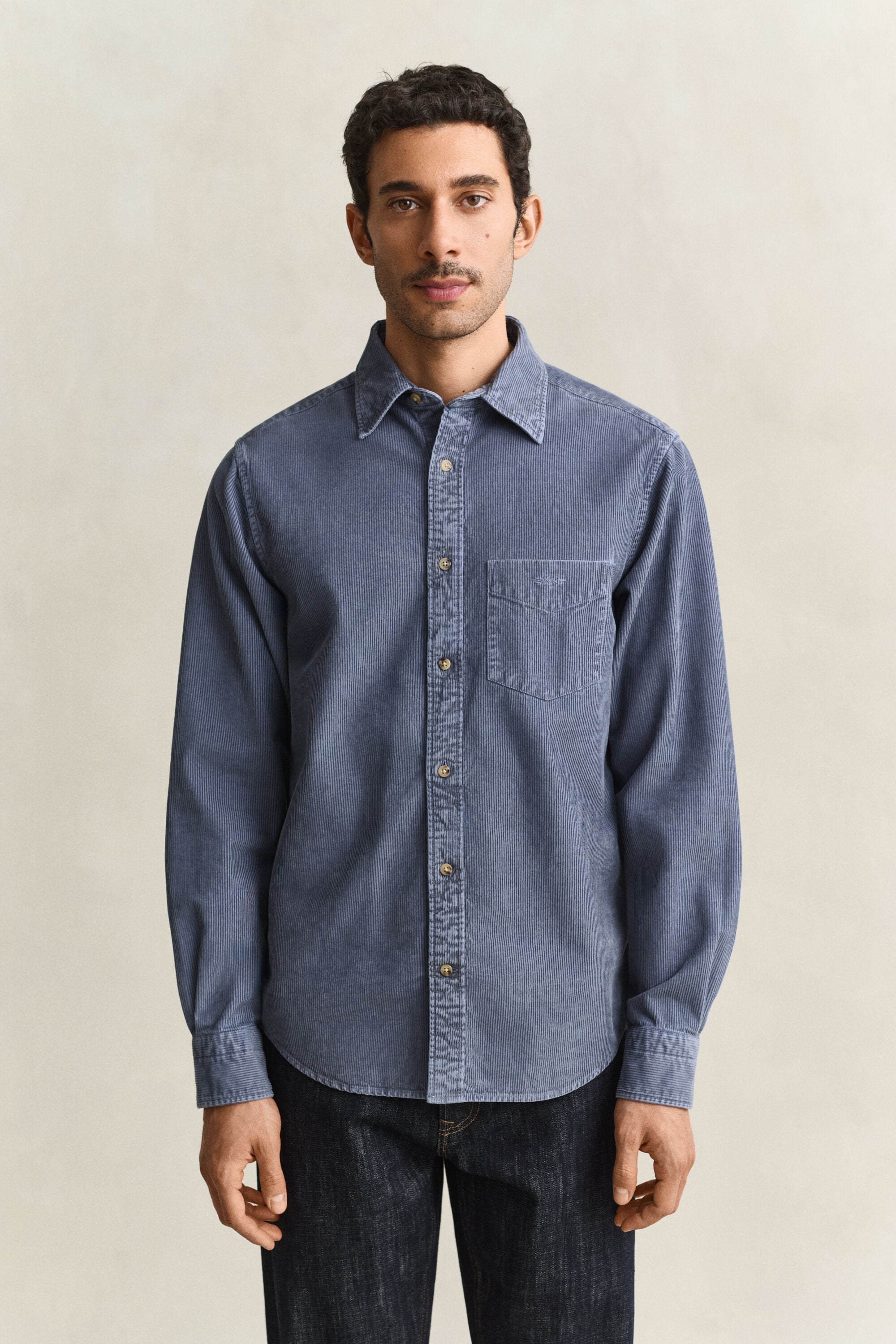 Chemise en velours côtelé