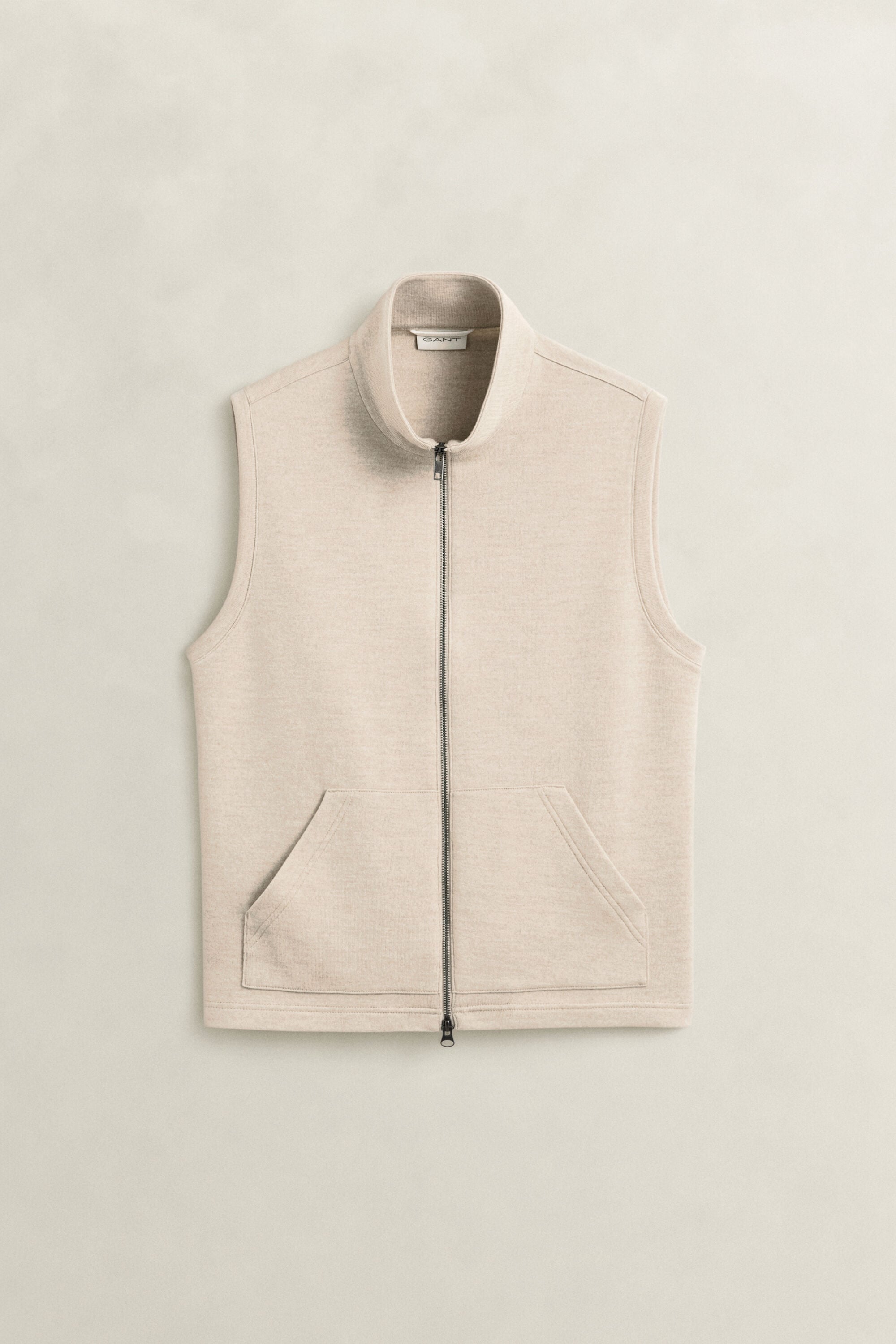 Veste sans manches zippée