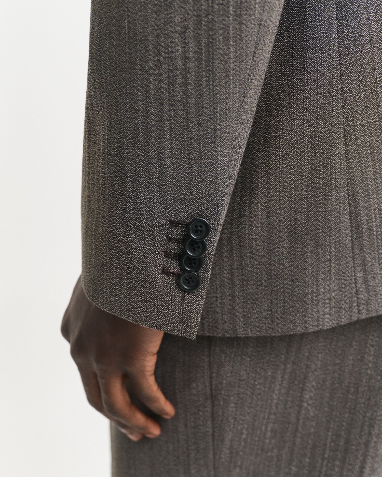 Veste de costume à chevrons