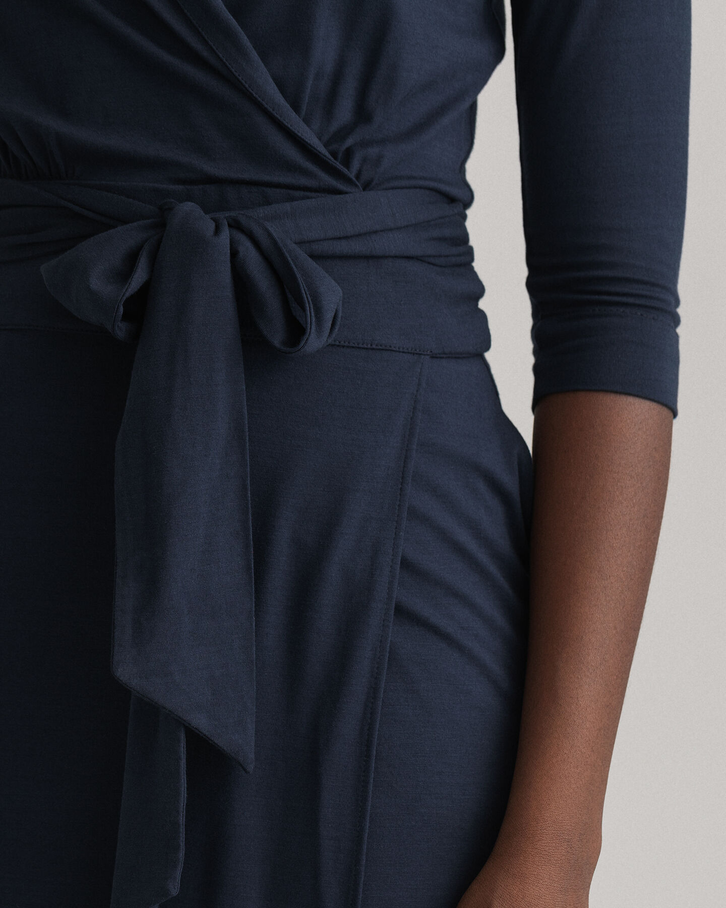 Robe portefeuille en jersey