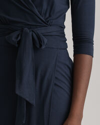 Robe portefeuille en jersey