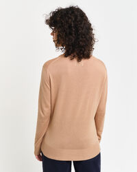 Pull ras du cou en maille fine