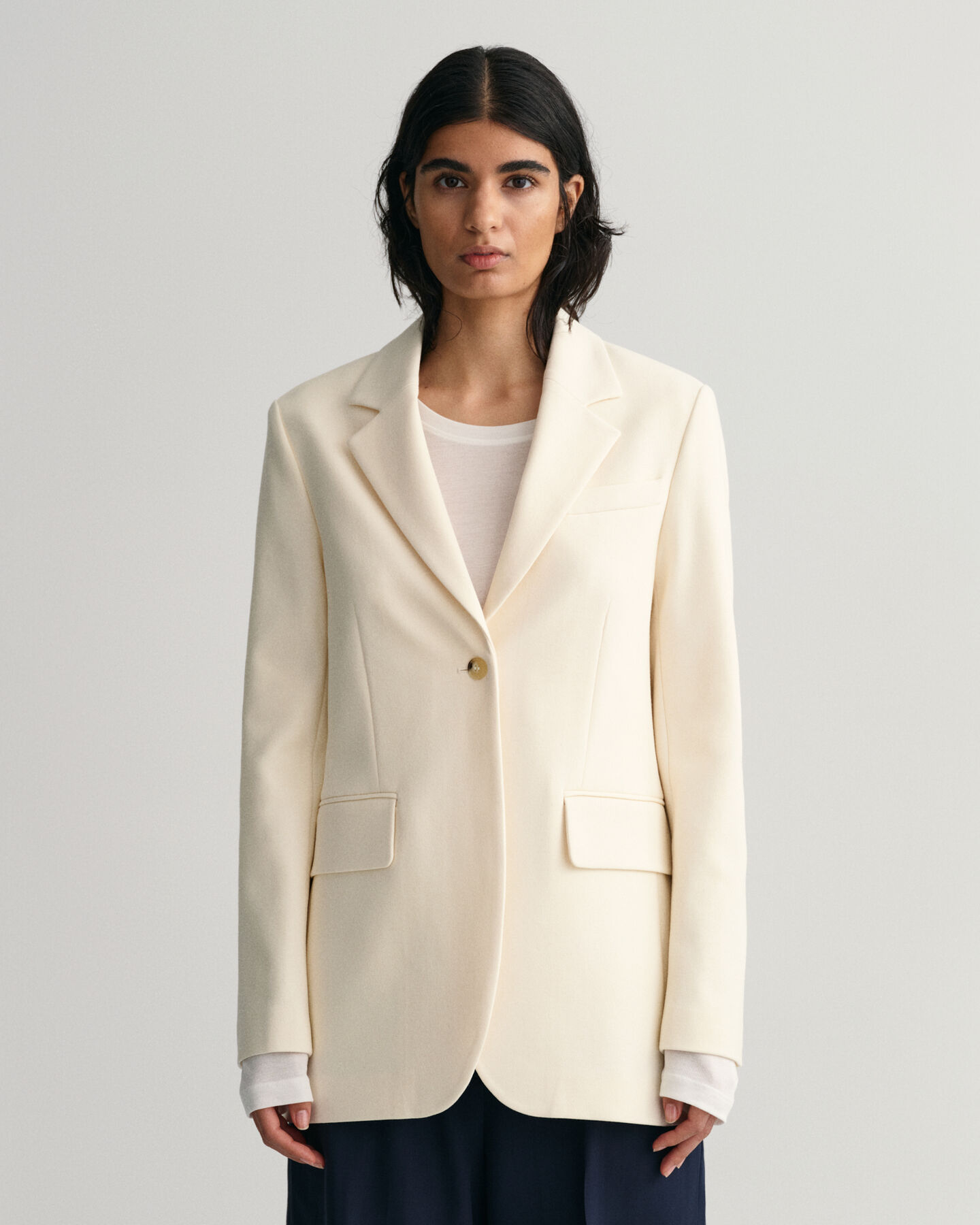 Veste blazer regular fit en jersey