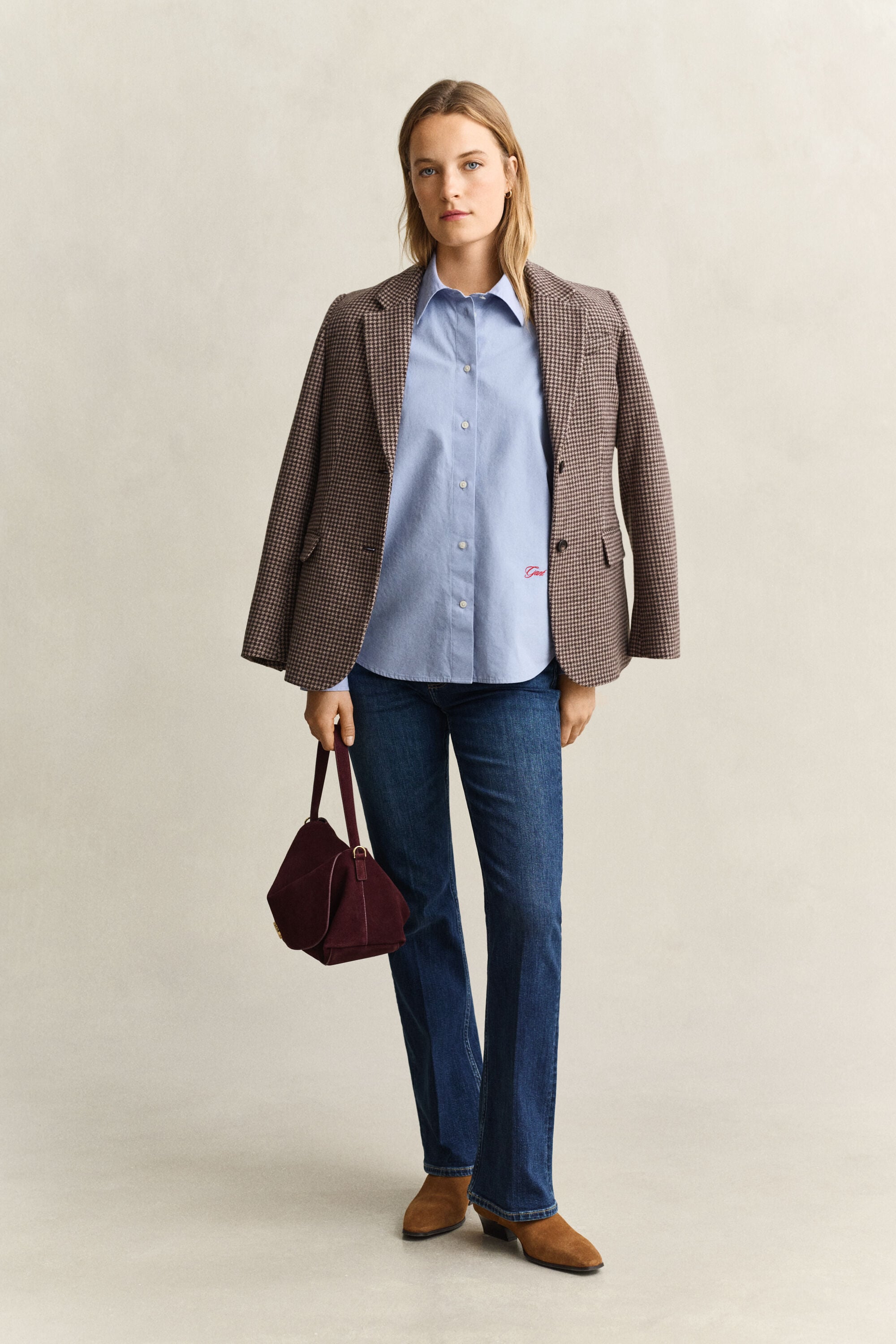 Chemise décontractée en popeline