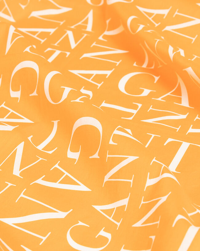 Paréo à imprimé Typography