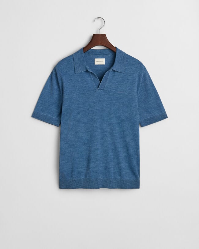 Pull façon polo à manches courtes Sunfaded