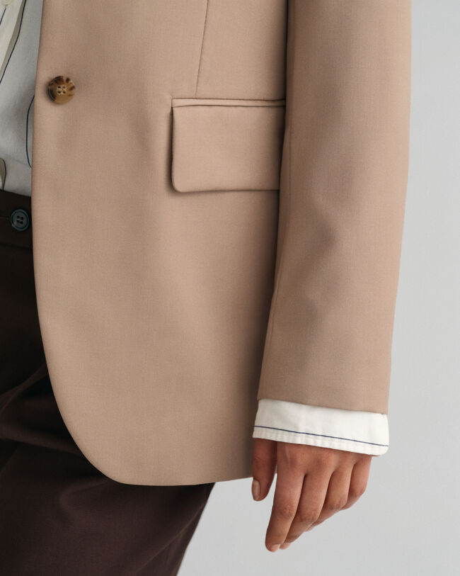 Veste blazer regular fit en laine