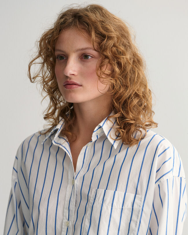 Chemise ultra-ample &agrave; rayures