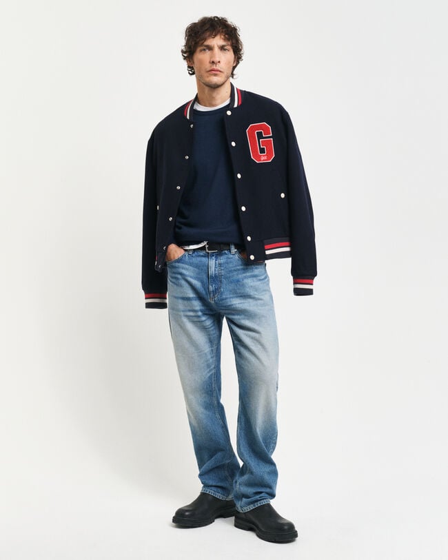 Pull ras du cou en laine mérinos extrafine