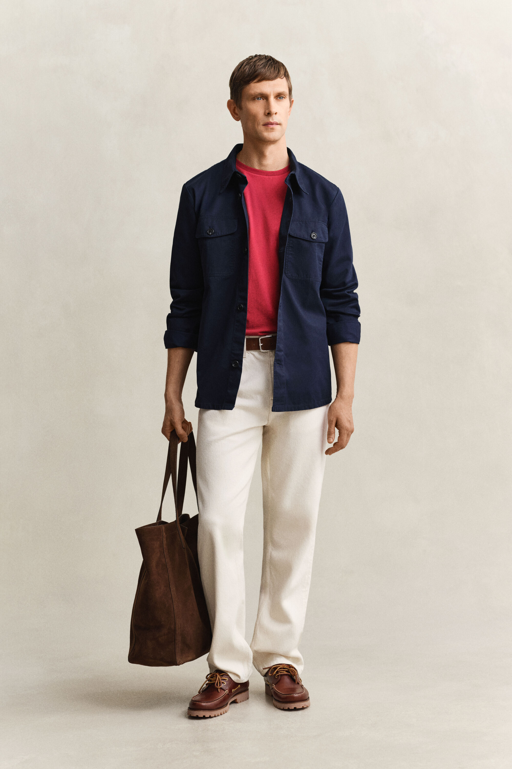 Surchemise en sergé de coton