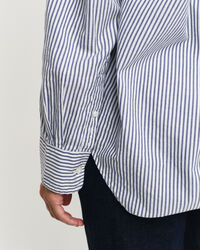Chemise relaxed fit en coton Oxford Luxury à rayures
