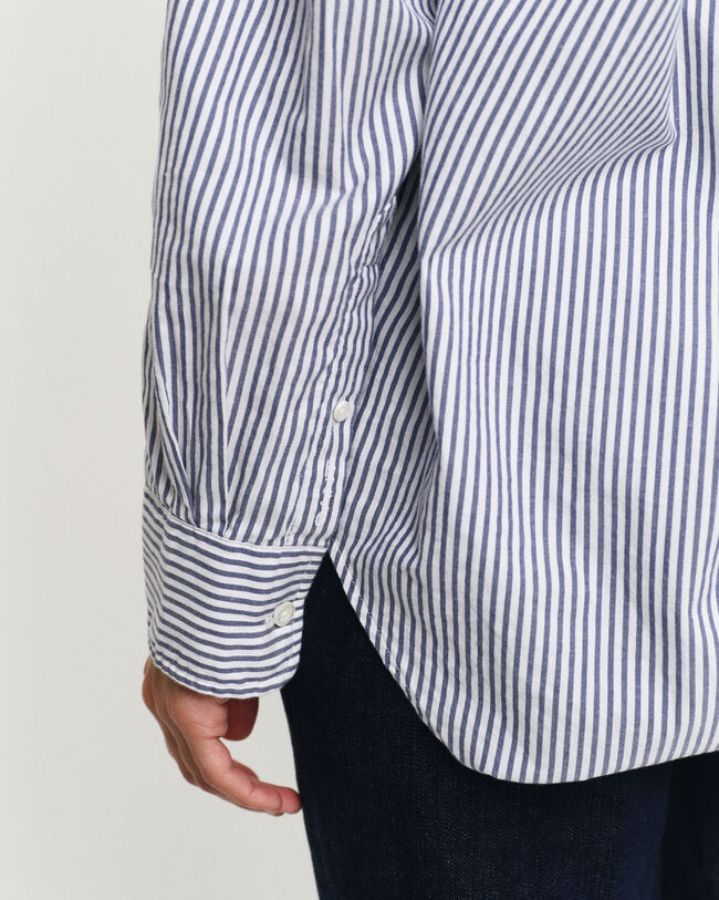 Chemise relaxed fit en coton Oxford Luxury à rayures