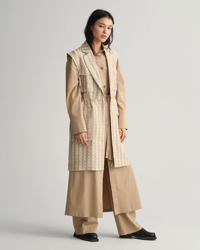 Gilet Chain Jacquard