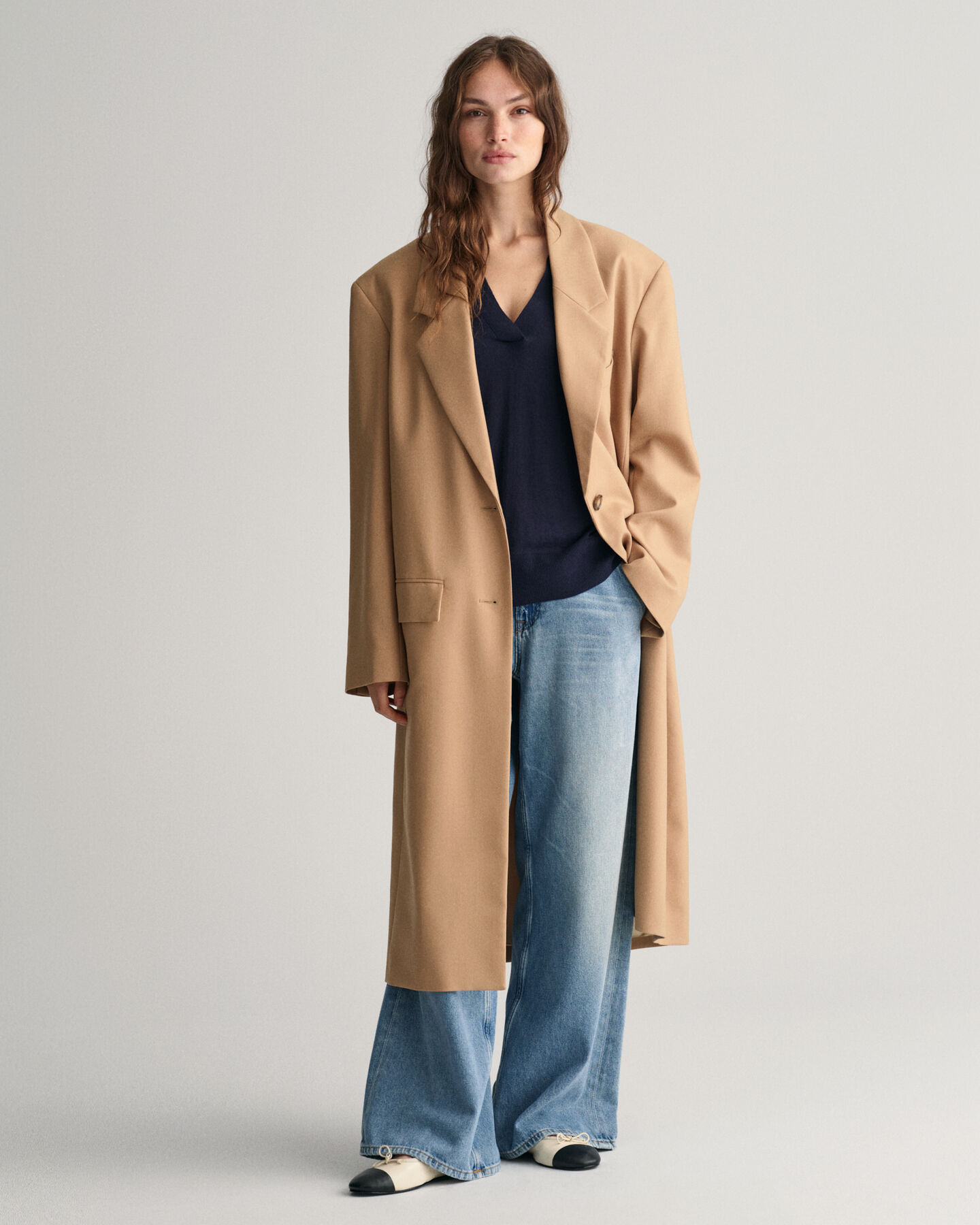 Rugger en maille fine &agrave; manches courtes