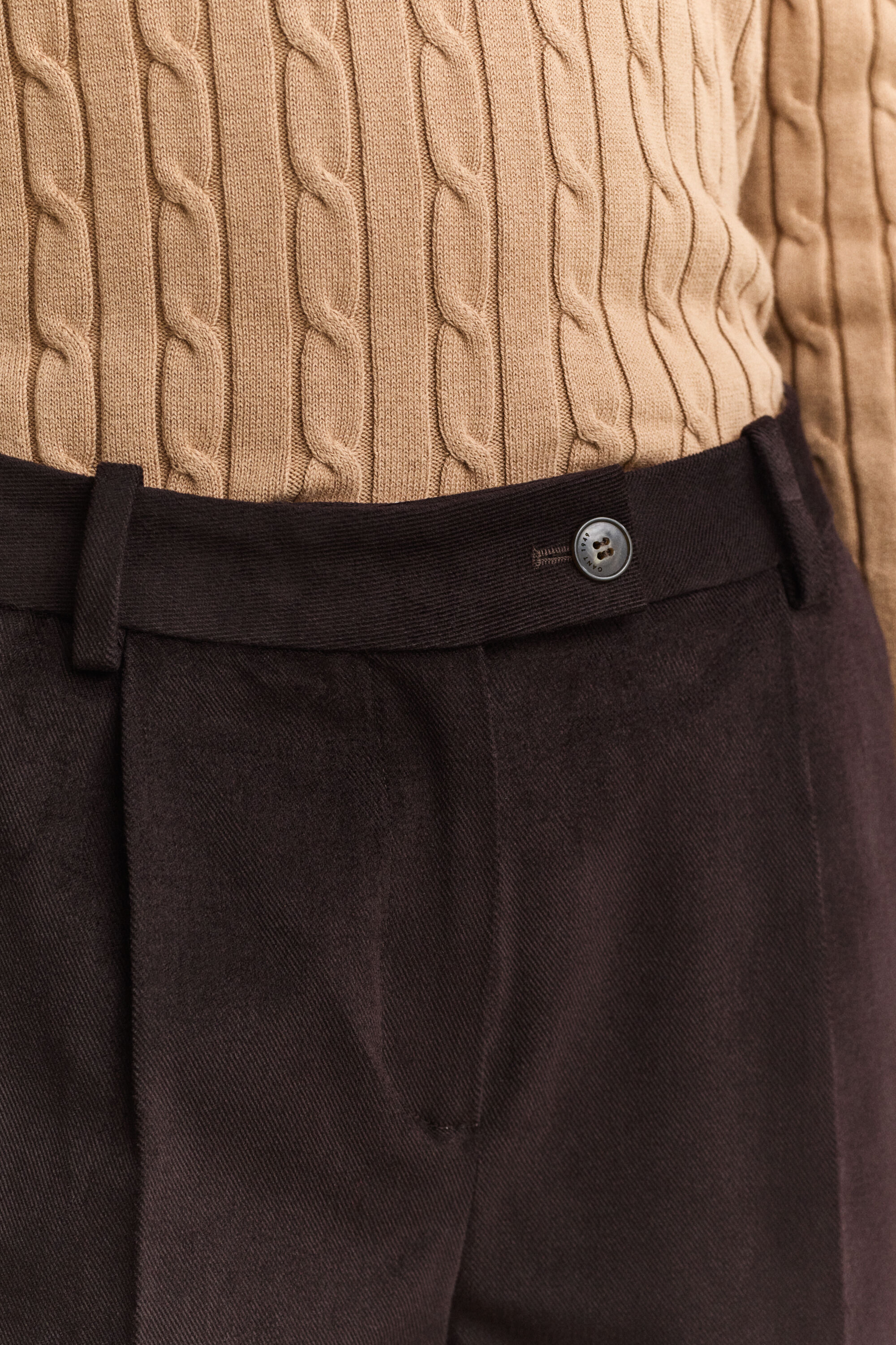 Pantalon en velours sergé